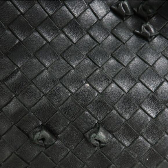 💎✨Beautiful✨💎Authentic BOTTEGA VENETA Intrecciato Shoulder Bag Black - Picture 11 of 15